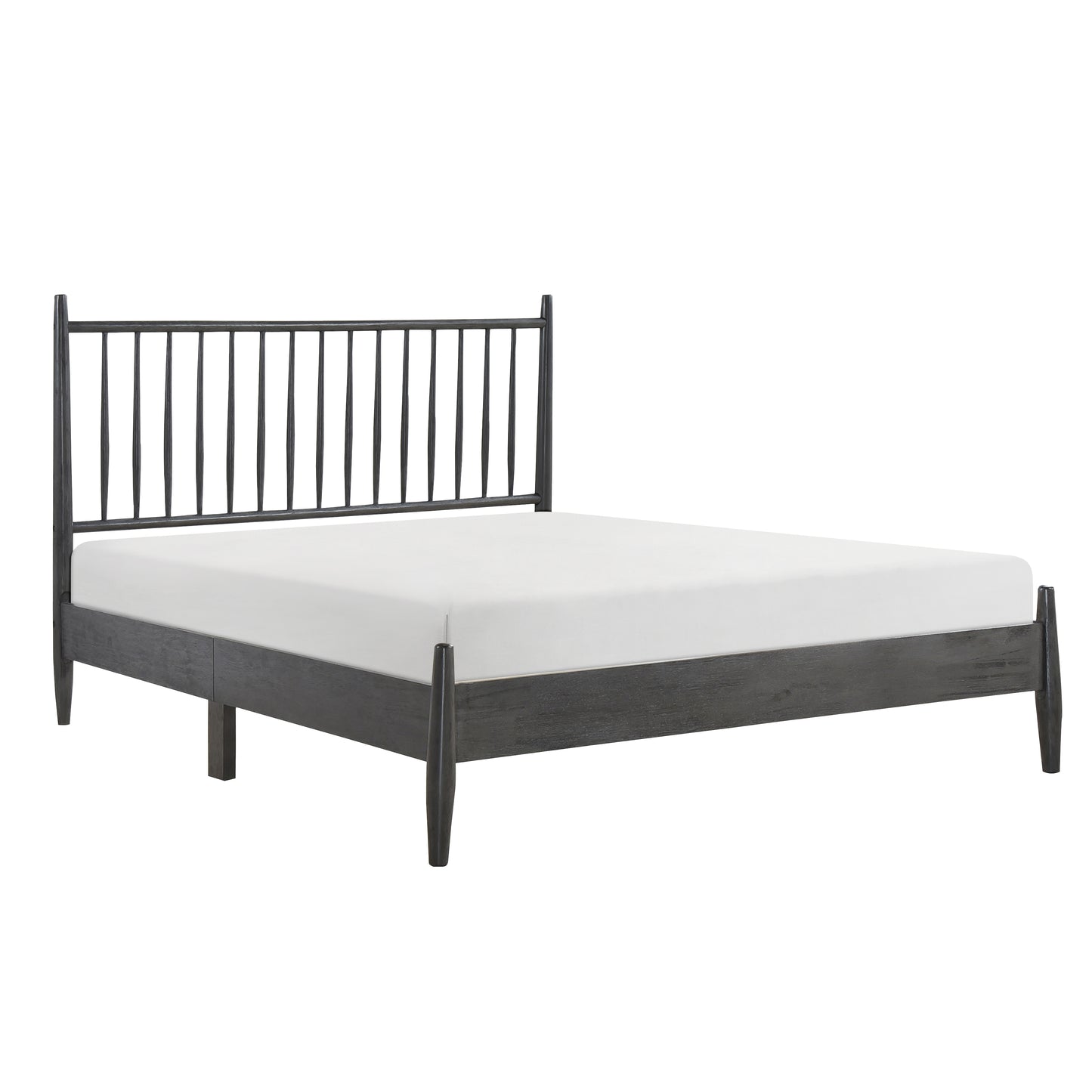 Brickell Queen Platform Bed GREY