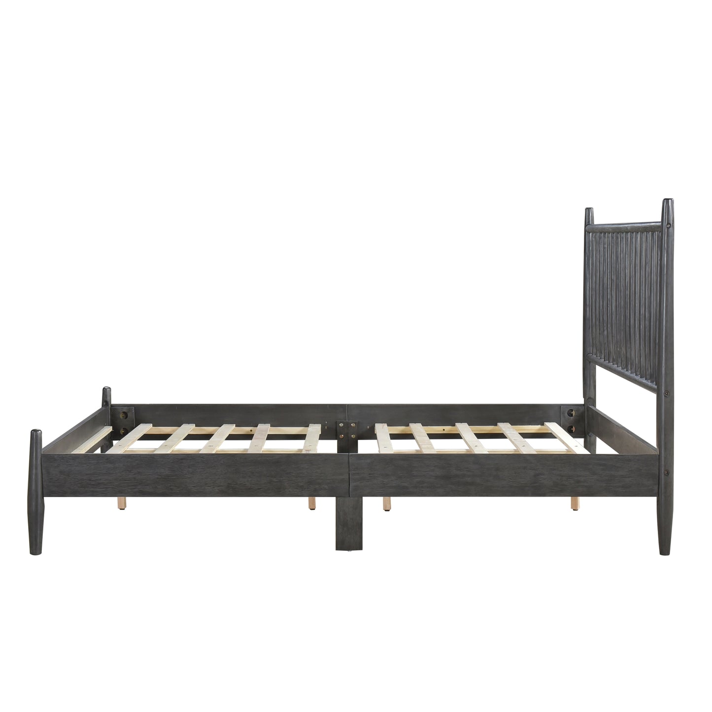 Brickell Queen Platform Bed GREY