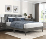 Dade Queen Platform Bed GREY