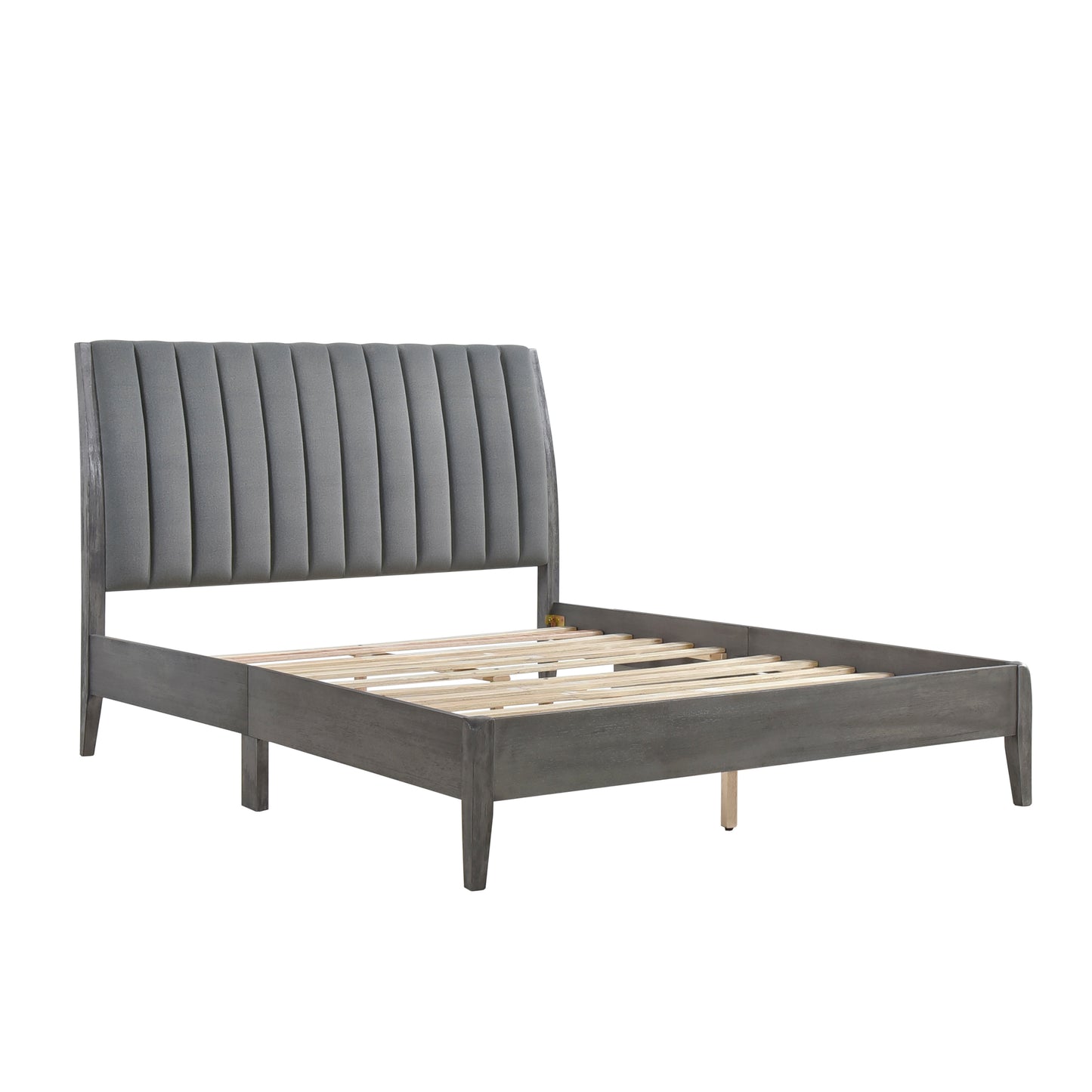 Dade Queen Platform Bed GREY