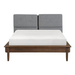 Astrid Queen Platform Bed WALNUT