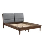 Astrid Queen Platform Bed WALNUT