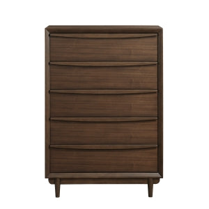 Astrid 5 Drawer Chest WALNUT