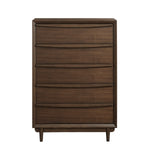 Astrid 5 Drawer Chest WALNUT