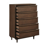 Astrid 5 Drawer Chest WALNUT