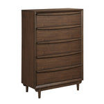 Astrid 5 Drawer Chest WALNUT