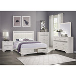 Luster Night Stand WHITE