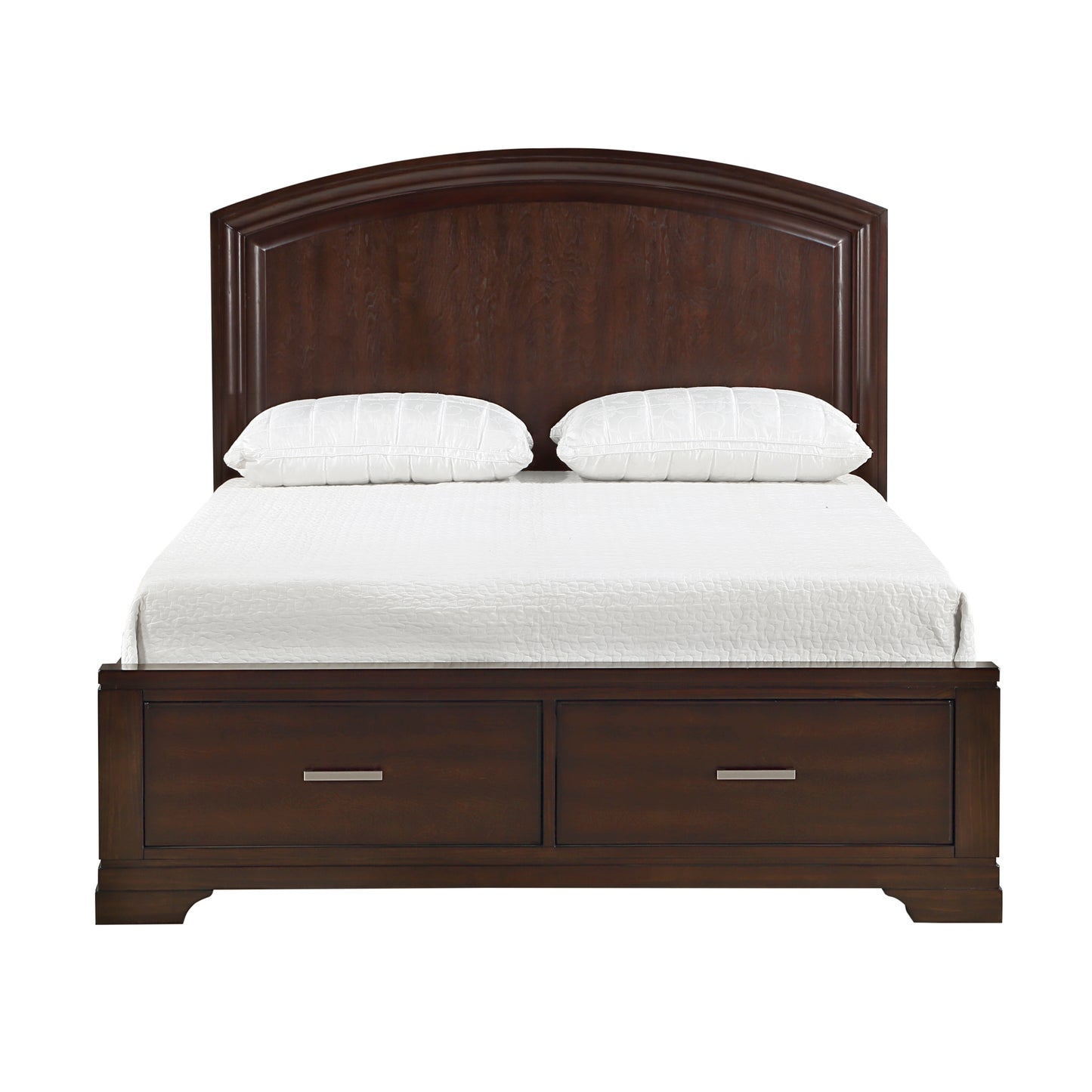 Hudson Queen Storage Platform Bed CHERRY
