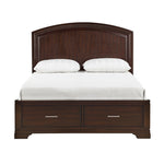 Hudson Queen Storage Platform Bed CHERRY