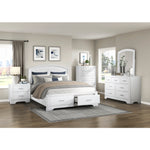 Hudson 5 Drawer Chest WHITE