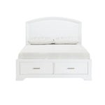 Hudson Queen Storage Platform Bed WHITE