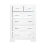 Hudson 5 Drawer Chest WHITE