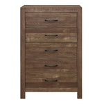 Corbin 5 Drawer Chest RUSTIC BROWN