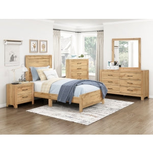 Twin Corbin Bed NATURAL