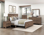 Corbin V2 Queen Bed RUSTIC BROWN