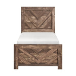 Corbin V2 Twin Bed RUSTIC BROWN