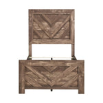 Corbin V2 Twin Bed RUSTIC BROWN