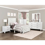 Corbin V2 Twin Bed WHITE