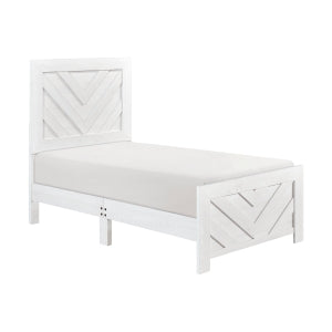 Corbin V2 Twin Bed WHITE
