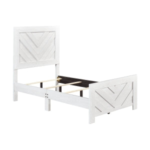 Corbin V2 Twin Bed WHITE