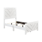 Corbin V2 Twin Bed WHITE