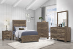 Corbin Twin Bed RUSTIC BROWN