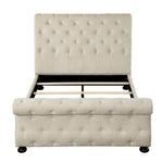 Crofton Queen Bed BEIGE