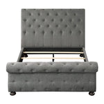 Crofton Queen Bed DARK GREY