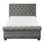 Crofton Queen Bed DARK GREY