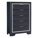 Rosemont 5 Drawer Chest MIDNITE BLUE