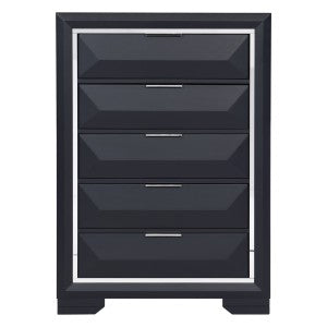 Rosemont 5 Drawer Chest MIDNITE BLUE