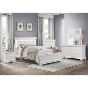 Lana 5 Drawer Chest WHITE