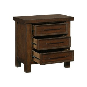 Logandale Night Stand BROWN
