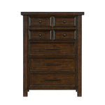 Logandale 5 Drawer Chest BROWN