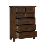 Logandale 5 Drawer Chest BROWN