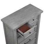Logandale 5 Drawer Chest ANTIQUE GREY