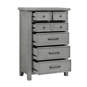 Logandale 5 Drawer Chest ANTIQUE GREY