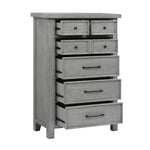 Logandale 5 Drawer Chest ANTIQUE GREY