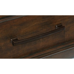 Logandale 5 Drawer Chest BROWN