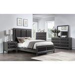 West End Queen Bed GREY