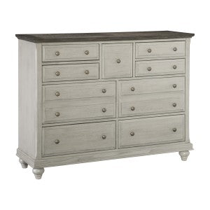 Mossbrook Dresser DARK BROWN/LITE GREY