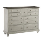Mossbrook Dresser DARK BROWN/LITE GREY