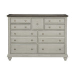 Mossbrook Dresser DARK BROWN/LITE GREY