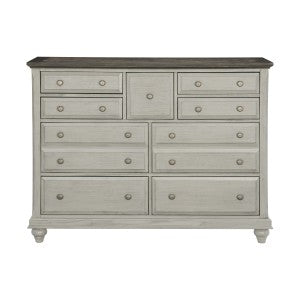 Mossbrook Dresser DARK BROWN/LITE GREY
