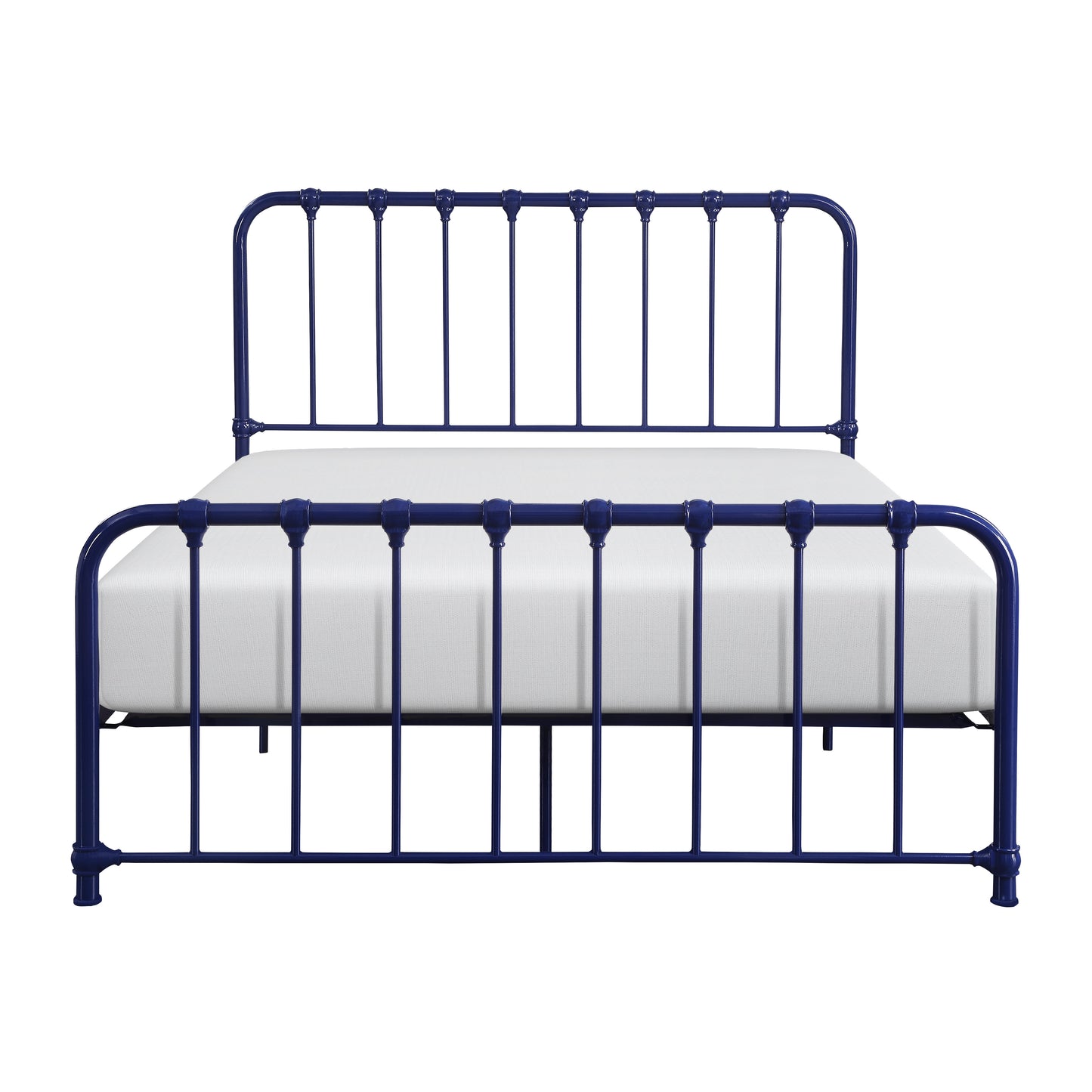 Bethany Queen Platform Bed BLUE