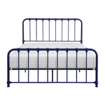 Bethany Queen Platform Bed BLUE
