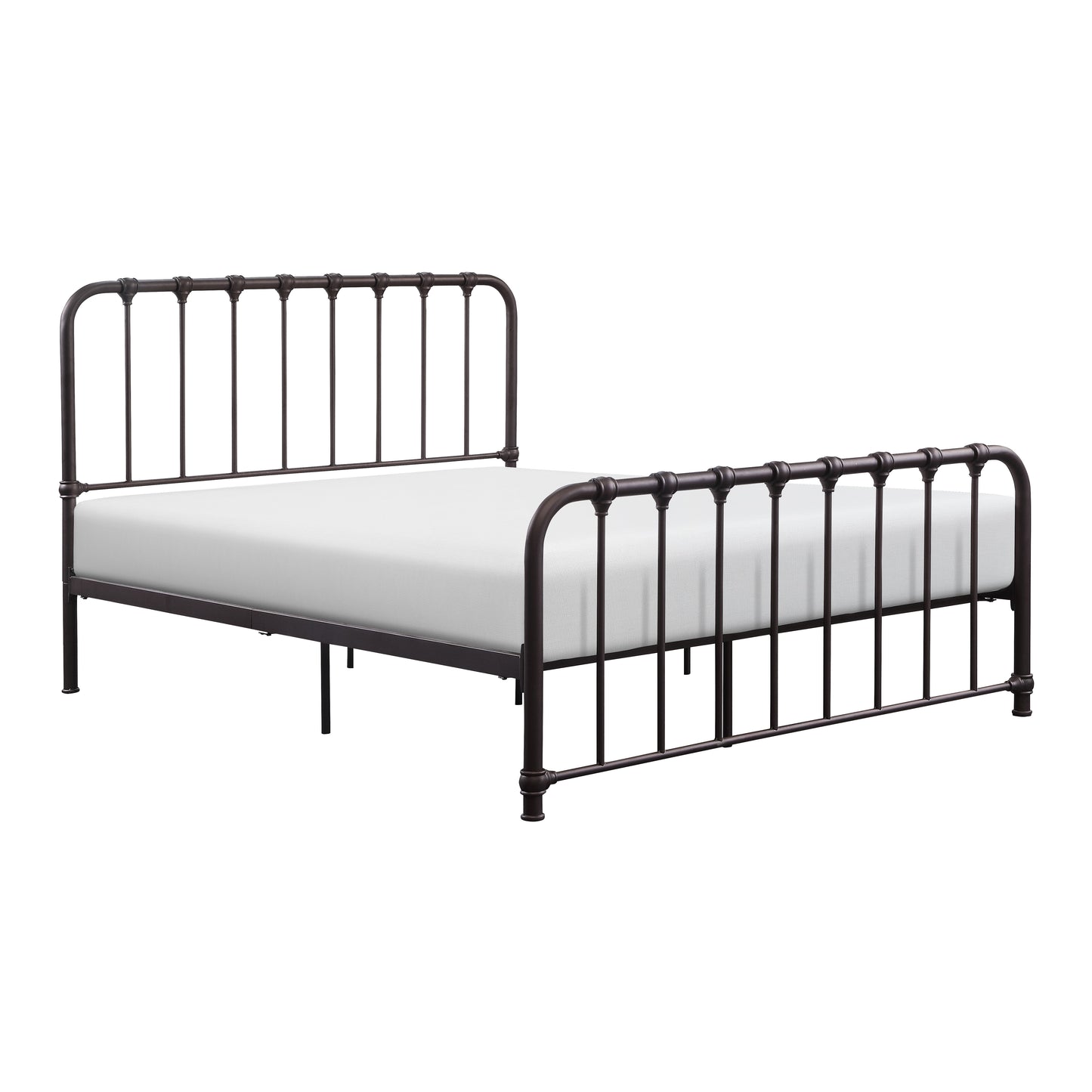 Bethany Queen Platform Bed DARK BRONZE