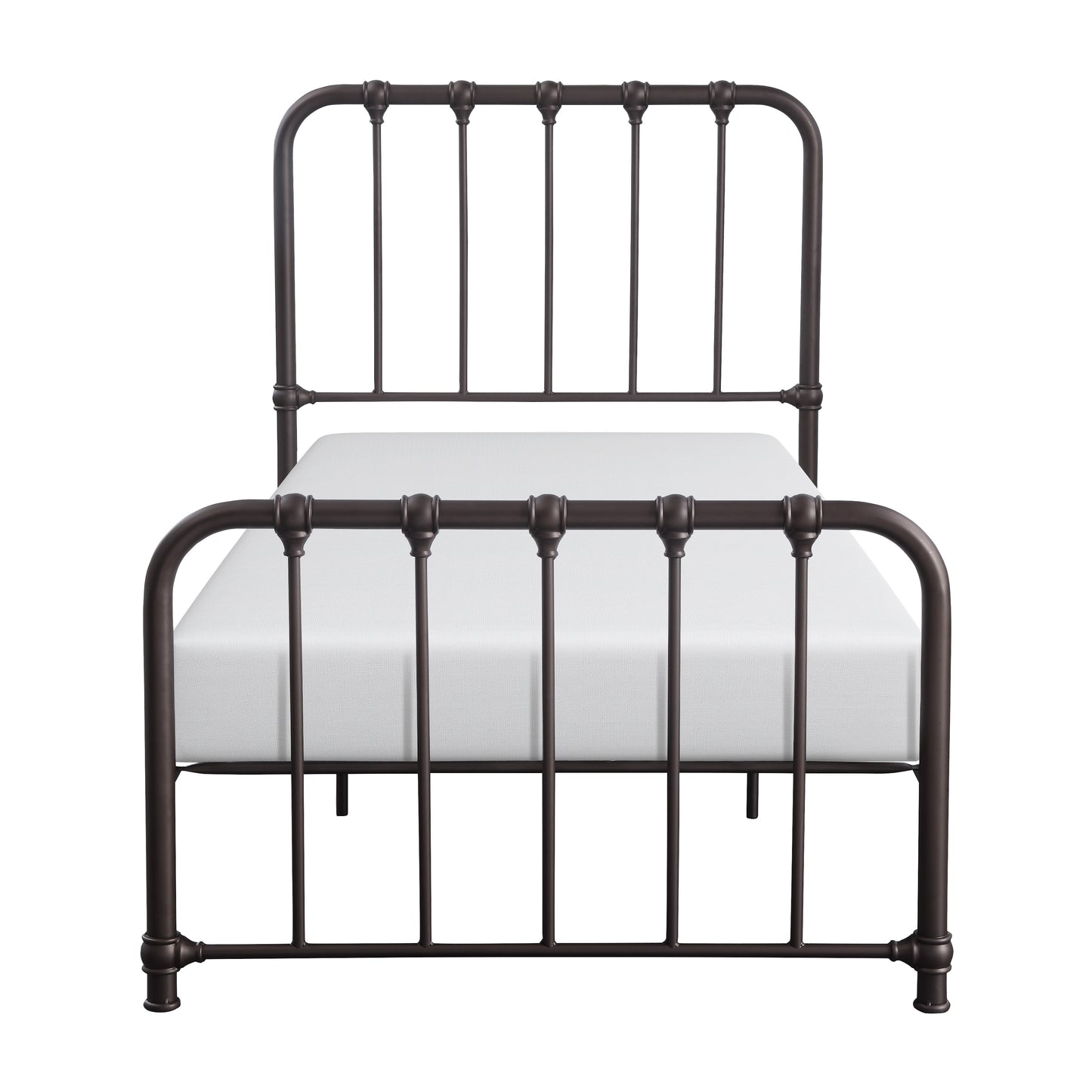Bethany Twin Platform Bed DARK BRONZE