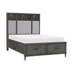 Wittenberg Queen Storage Platform Bed GREY