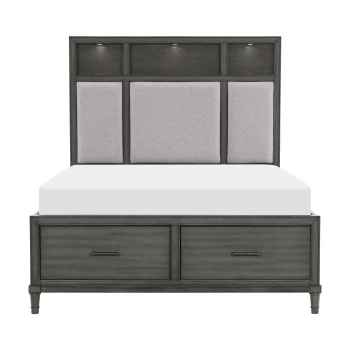 Wittenberg Queen Storage Platform Bed GREY